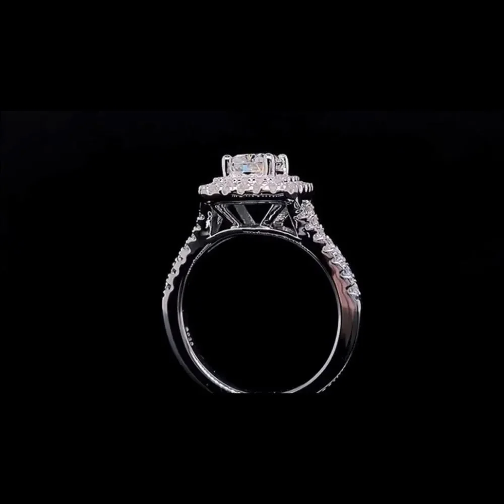 Halo Diamond Engagement Ring